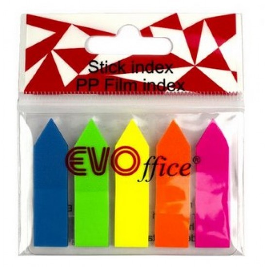 Post-it index film 12x45mm 5 culori sageata Jin P01-2 Evo EV6D05 MF940410-1