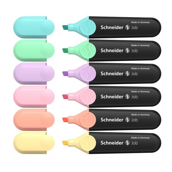 Textmarker Schneider Job 6/set pastel TMK039
