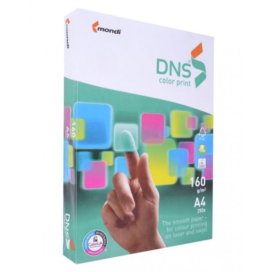 Carton copiator A4 160g alb Mondi DNS 250/top