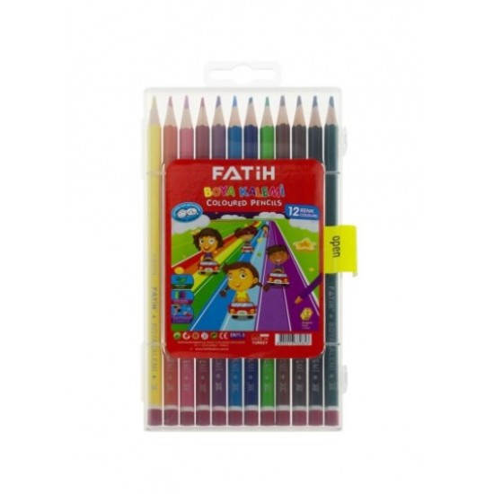 Creioane color 1/1 Fatih 12/set cutie plastic 33285
