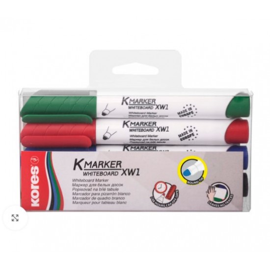 Marker lavabil Kores 4/set gros xw1 KO20843