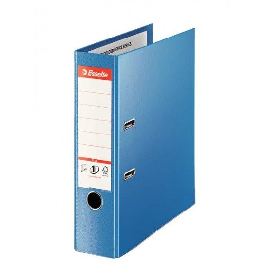 Biblioraft 8cm PP albastru azur Esselte Standard