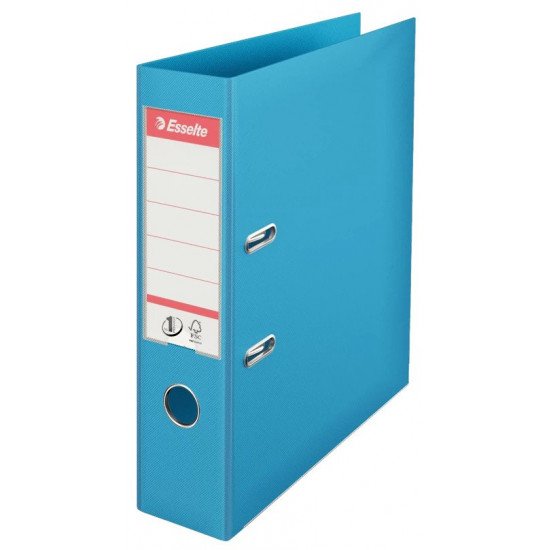 Biblioraft 8cm PP cyan Esselte Standard