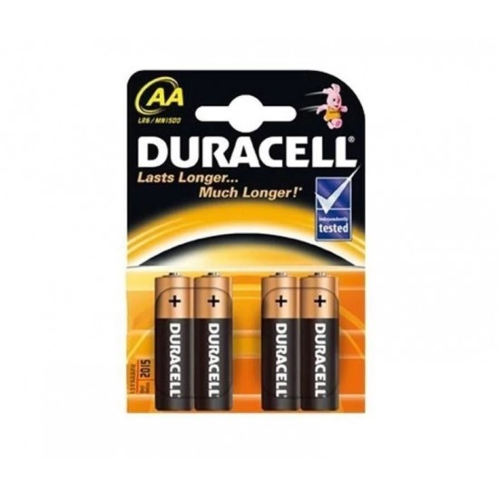 Baterii alkaline Duracell R6 AA 4/set (pret/set)