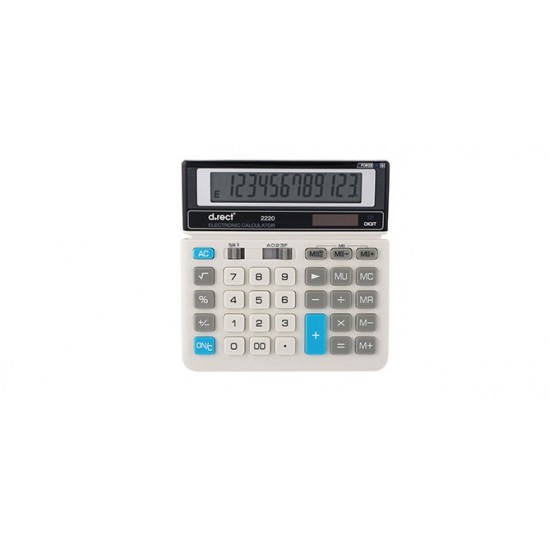 Calculator 12 dig D.rect 2220 110589