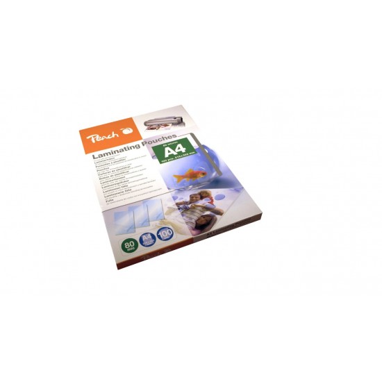 Folie laminare A4 80mic 216x303mm 25/top Peach PPR080-02 510419