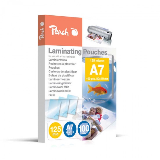 Folie laminare A7 125mic 111x154mm 100/top Peach PP525-05 510323