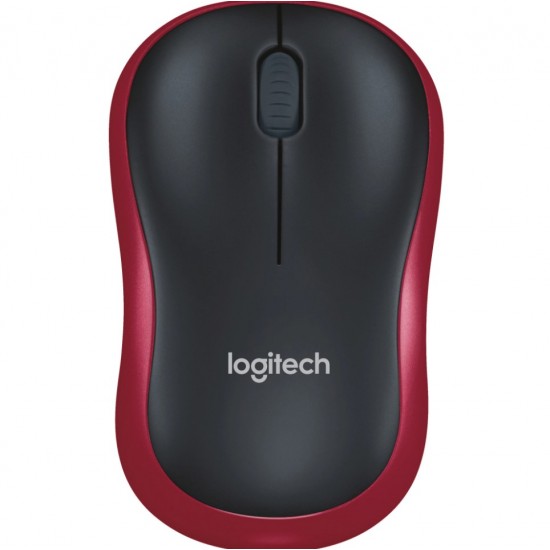 Mouse wireless USB Logitech M185 rosu 910-002240