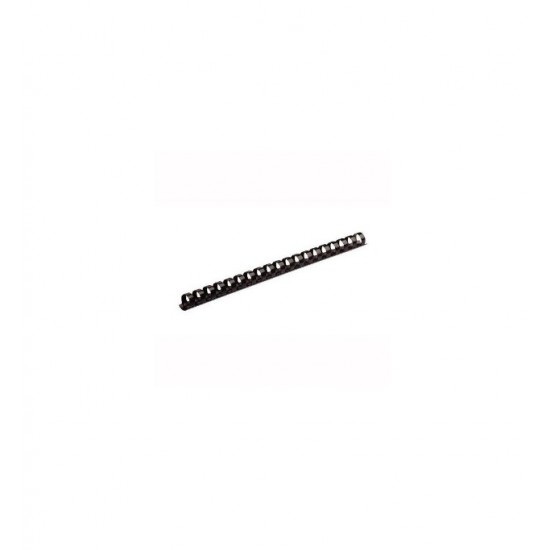 Spirale plastic 12mm negru (66-95 pag) (prod)