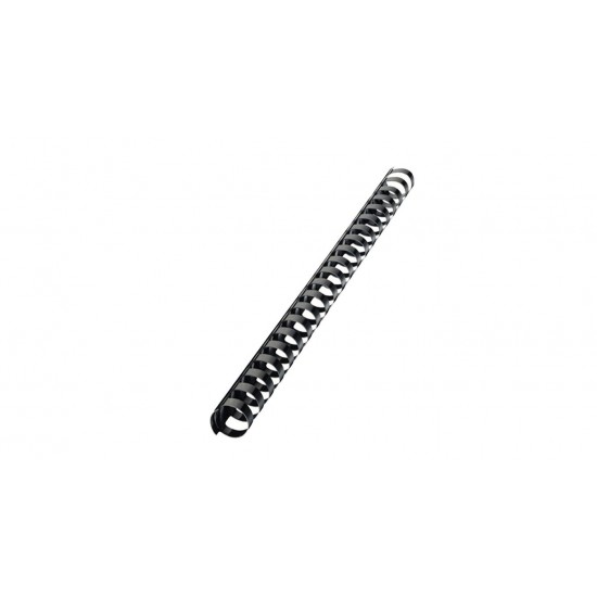 Spirale plastic 19mm negru (146-180 pag)