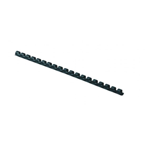 Spirale plastic 6mm negru (11-25 pag)