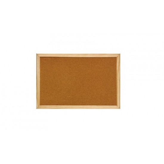 Panou afisaj pluta 40x60 profil lemn Optima OP-31040060