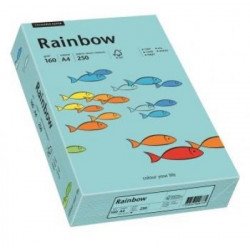 Carton A4 Rainbow 160g albastru pal mb30