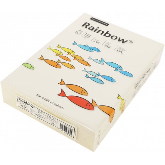 Carton A4 Rainbow 160g crem pal