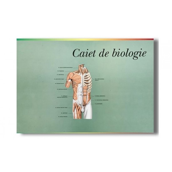 Caiet biologie A4 24 file policrom GP