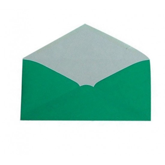 Plic DL 110x220mm color gumat verde 80g