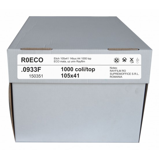 Etichete autoadezive Rayfilm ECO 105x41alb-mat