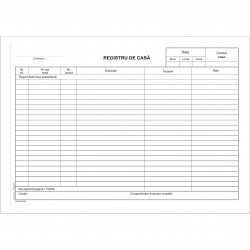 Registru casa (linii) autocopiativ Registru casa (linii) autocopiativ