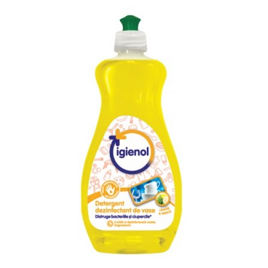 Detergent vase lichid Igienol dezinfectant Lemon 500 ml