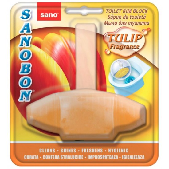 Deodorant WC Sano bon tulip cu suport 55g