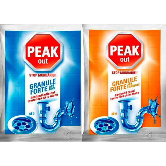 Granule active Peak desfundare instalatii sanitare 80gr