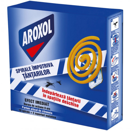 Antidaunator Spirale spatii deschise tantari Aroxol 10/set