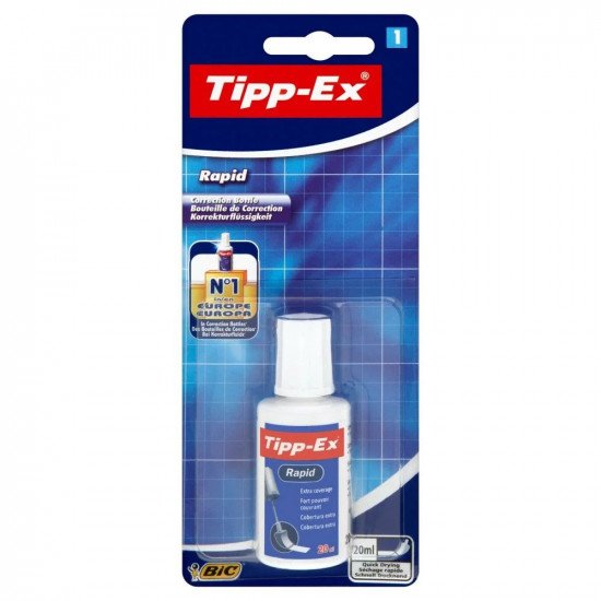Corector fluid burete 20ml alcool Bic Tipp-Ex Rapid 10/cut 8859912 (B10)
