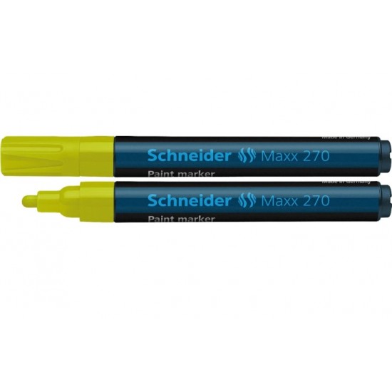 Marker cu vopsea Schneider 270 galben 1-3mm 292405