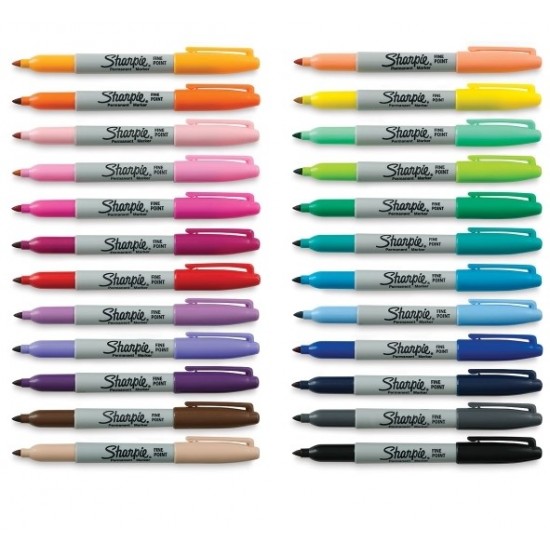 Marker permanent Sharpie F diverse culori
