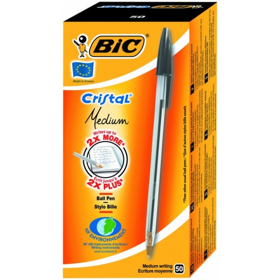 Pix Bic Cristal Medium Negru