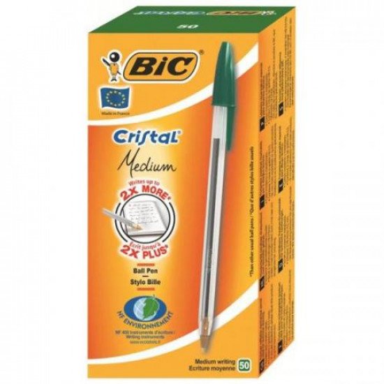 Pix Bic Cristal Medium Verde