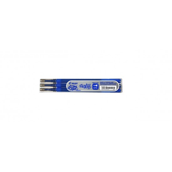 Rezerva roller cu gel 0.5mm Pilot Frixion albastru 3/set PBLS-FRP5-L-S3