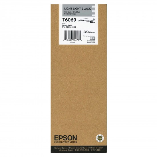 EPSON T6069 LIGH LIGHT BLACK
