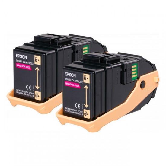 EPSON S050607 MAGENTA TWIN PACK