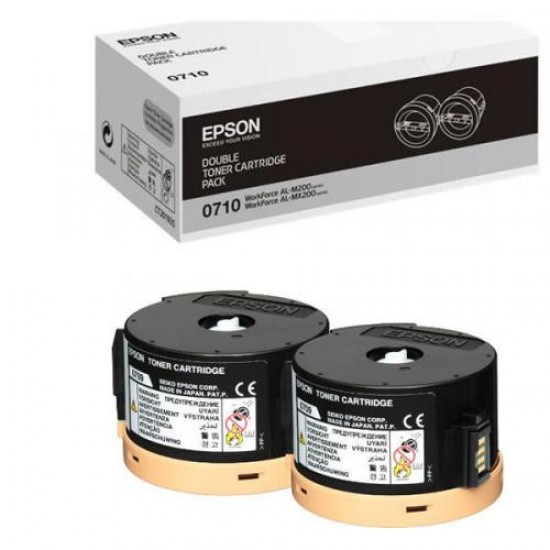 EPSON S050710 BLACK TWIN PACK