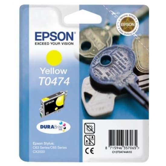 EPSON T04744A10 T0474 YELLOW