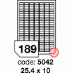Etich 25.4x10 189buc/A4 1000/top mata, uz univ Rayfilm
