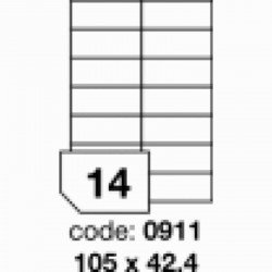 Etich 105x42.4 14buc/A4 1000/top ECO mata, uz univ Rayfilm