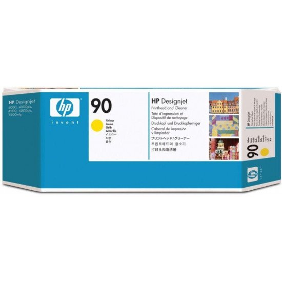 HP90 PRINTHEAD + CLEANER YELLOW