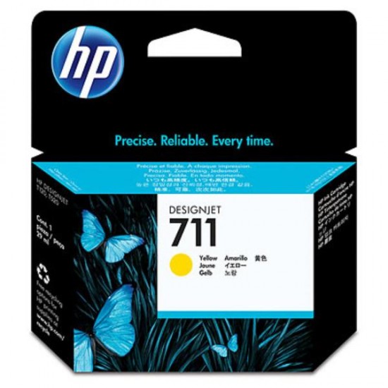 Cartus HP CZ132A yellow (711) Cartus HP CZ132A yellow (711)