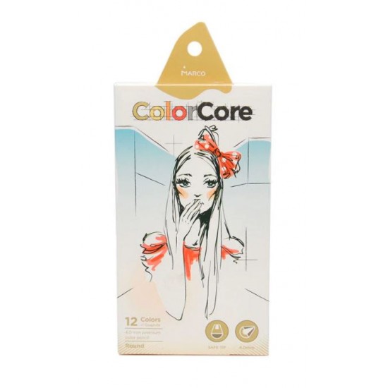 Creioane color 1/1 Marco Color Core 12/set 5097