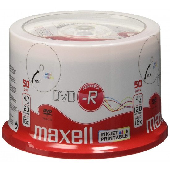 DVD-R printabil 50/set Maxell 16X 4,7GB