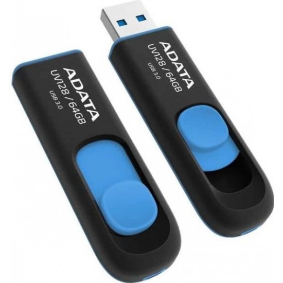 Memory stick 64GB A-DATA UV128 USB 3.0 AUV128-64G-RBY