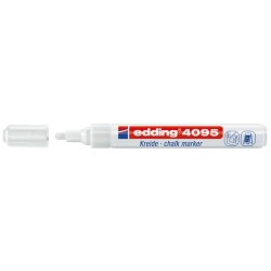 Marker creta lichida Edding 2-3mm 4095 alb pentru sticla ED040959 Marker creta lichida Edding 2-3mm 4095 alb pentru sticla ED040959