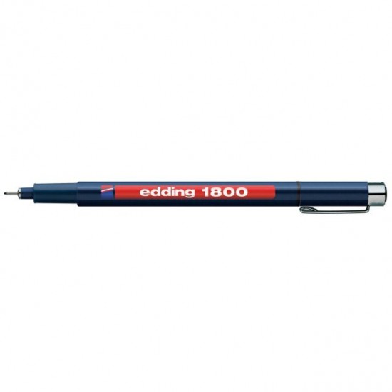 Liner Edding 1800 desen tehnic varf 0.5mm negru ED180051