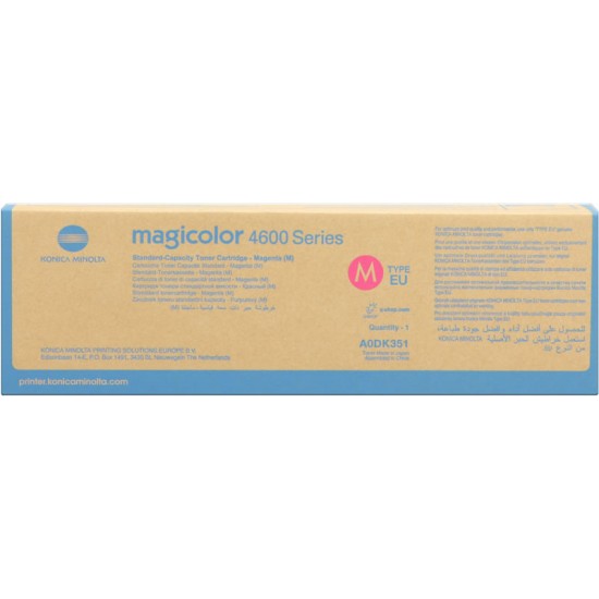 MINOLTA MC4600S TONER MAGENTA STANDARD