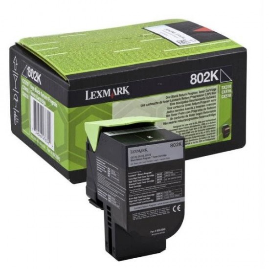 LEXMARK 80C20K0 TONER BLACK