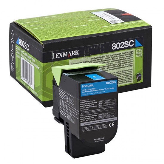 LEXMARK 80C2SC0 TONER CYAN