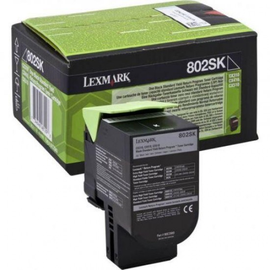 LEXMARK 80C2SK0 TONER BLACK