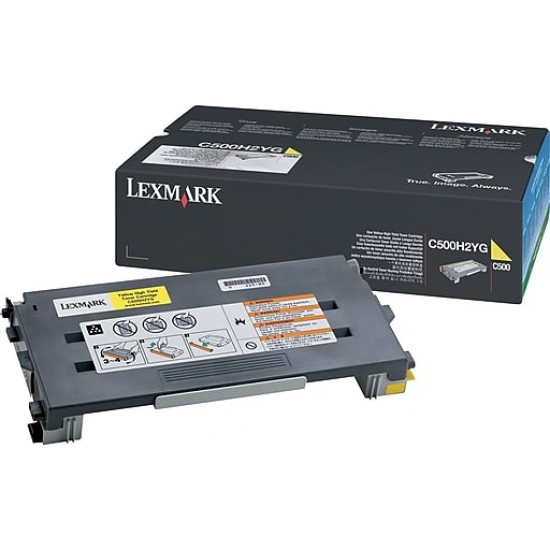 LEXMARK C500H2YG TONER YELLOW